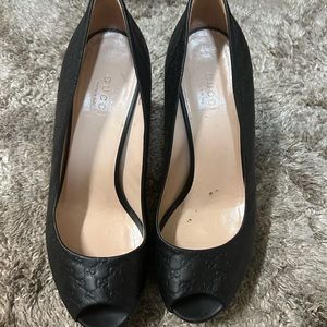 Black Gucci heels